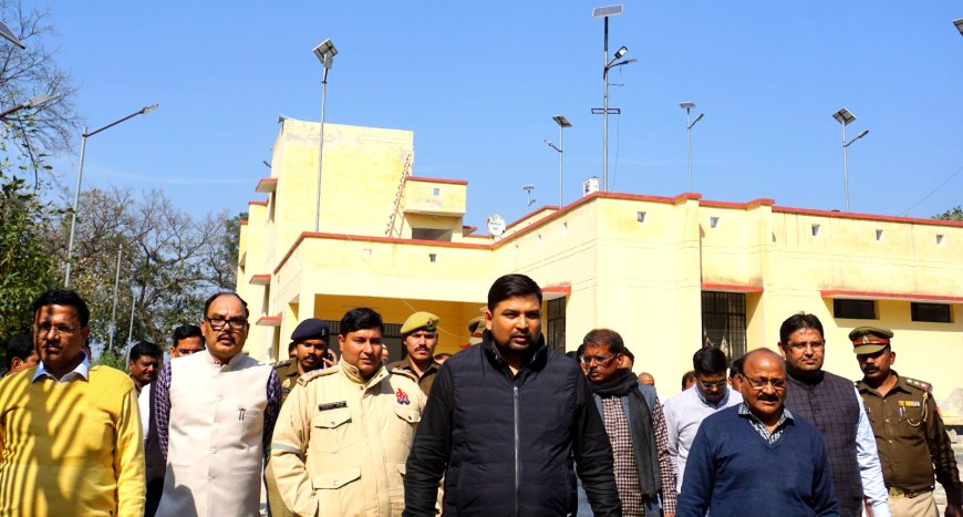 84 कोषीय परिक्रमा के मार्ग, पङाव स्थानों का डीएम एसपी ने किया निरीक्षण