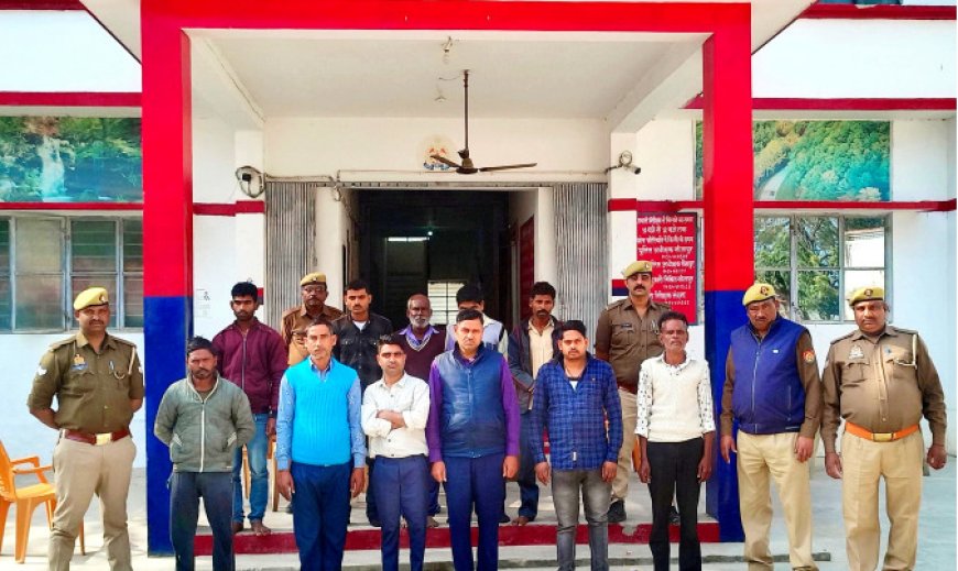 सीतापुर पुलिस को मिली कामयाबी 11 उपद्रवी अभियुक्त गिरफ्तार