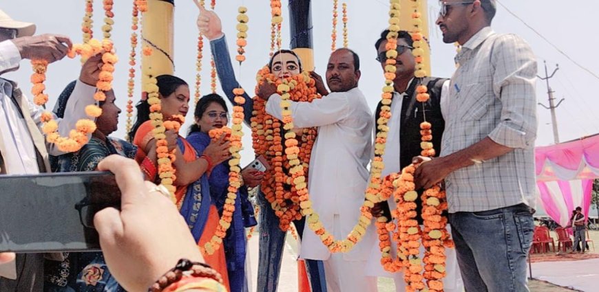 राष्ट्रीय किसान मंच सीतापुर ने धूमधाम से मनायी अम्बेडकर जयंती